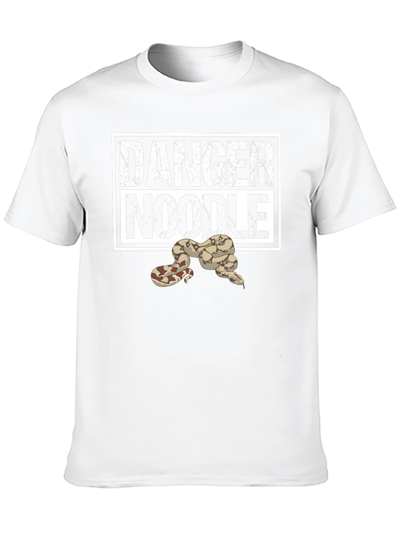 Danger Noodle Snake T-Shirt - Funny Reptile Tee