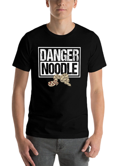 Danger Noodle Snake T-Shirt - Funny Reptile Tee
