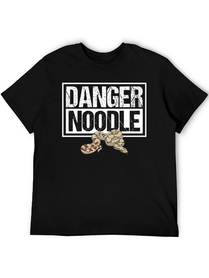 Danger Noodle Snake T-Shirt - Funny Reptile Tee