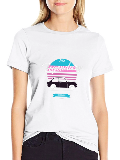 The Legendary Speed Shadow Retro Car T-Shirt