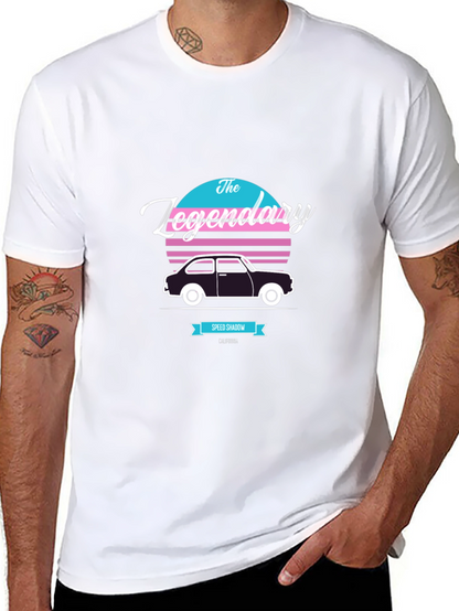 The Legendary Speed Shadow Retro Car T-Shirt