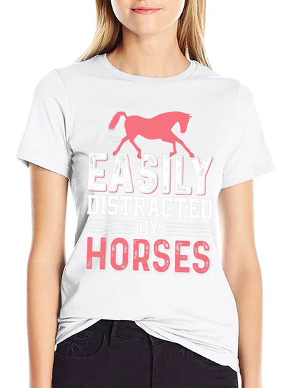 Easily Distracted by Horses Tee