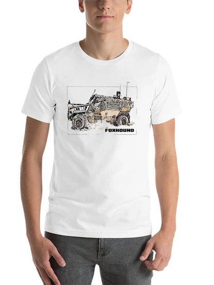 Foxhound Vehicle Graphic Tee - Black Cotton