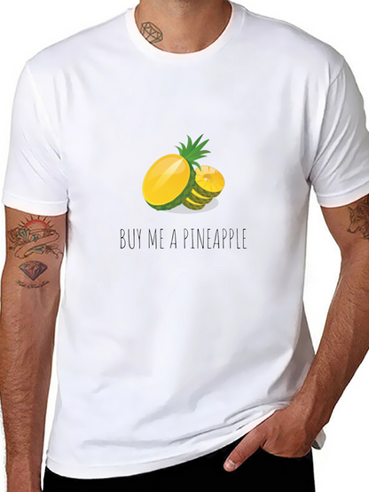 Buy Me A Pineapple Graphic Tee - Black
