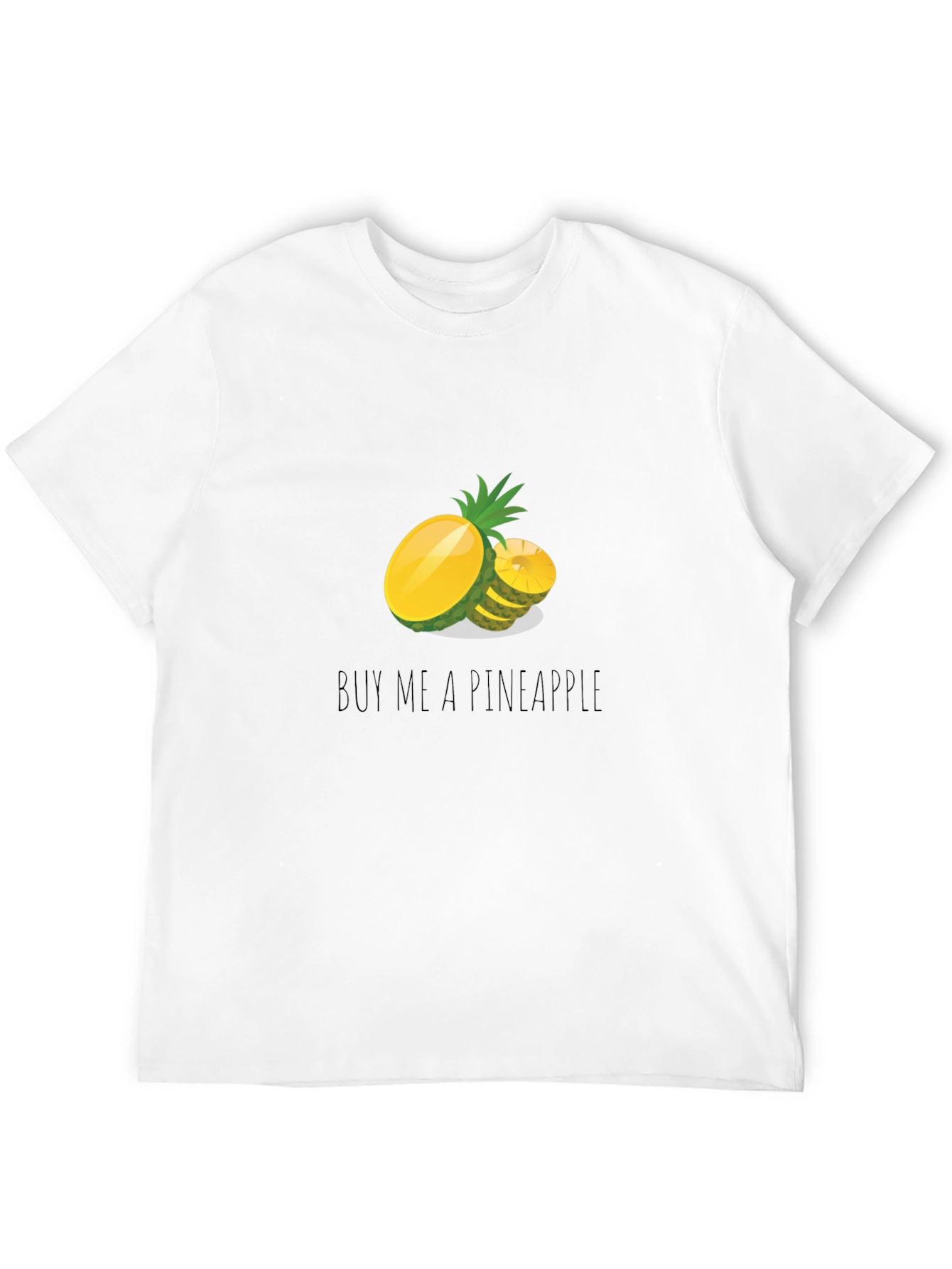 Buy Me A Pineapple Graphic Tee - Black