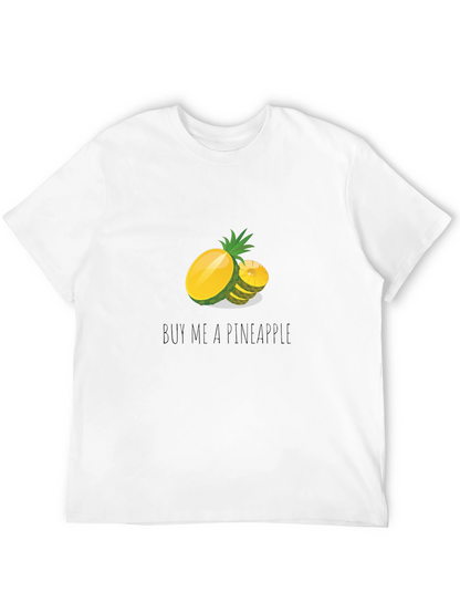 Buy Me A Pineapple Graphic Tee - Black