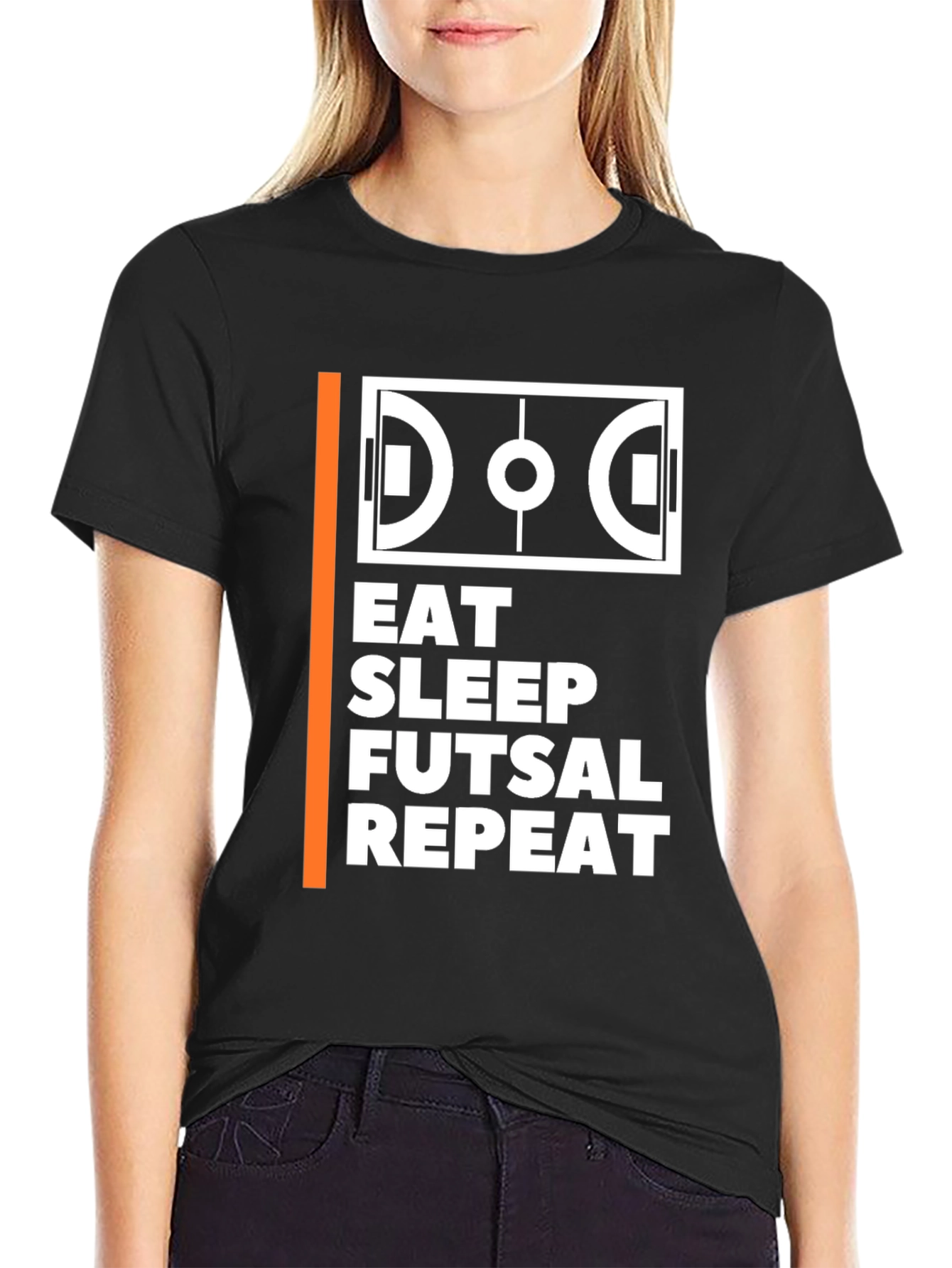 Eat Sleep Futsal Repeat T-Shirt