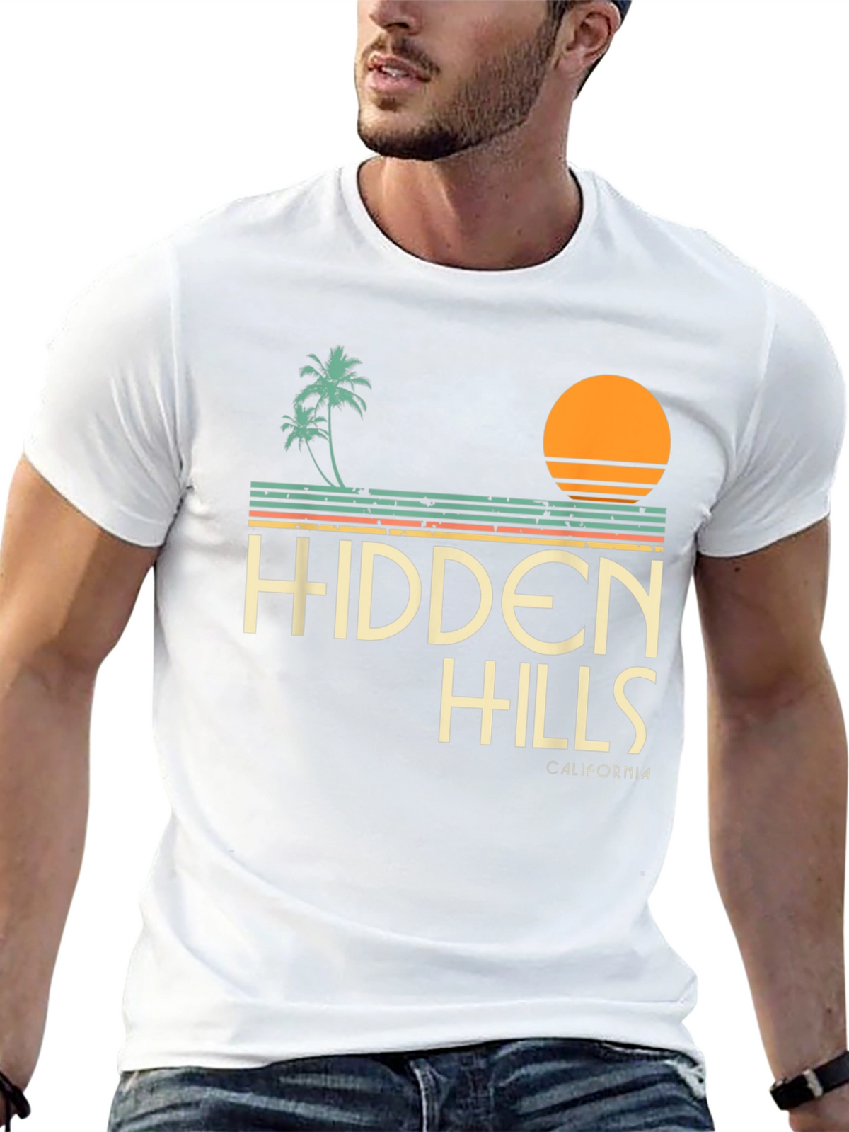 Hidden Hills California Graphic T-Shirt