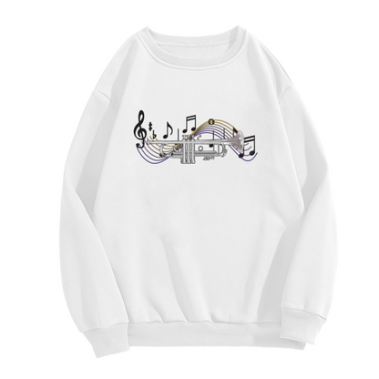 Retro MTV Music Television Beach Vibe Crewneck Sweatshirt