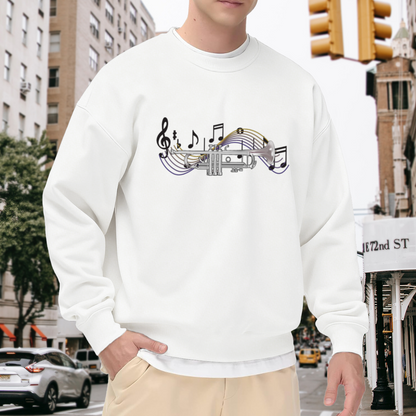 Retro MTV Music Television Beach Vibe Crewneck Sweatshirt