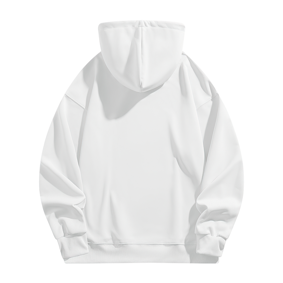 Purple Vintage Portrait White Hoodie, Retro Art Graphic All-Day Comfort Hoodie