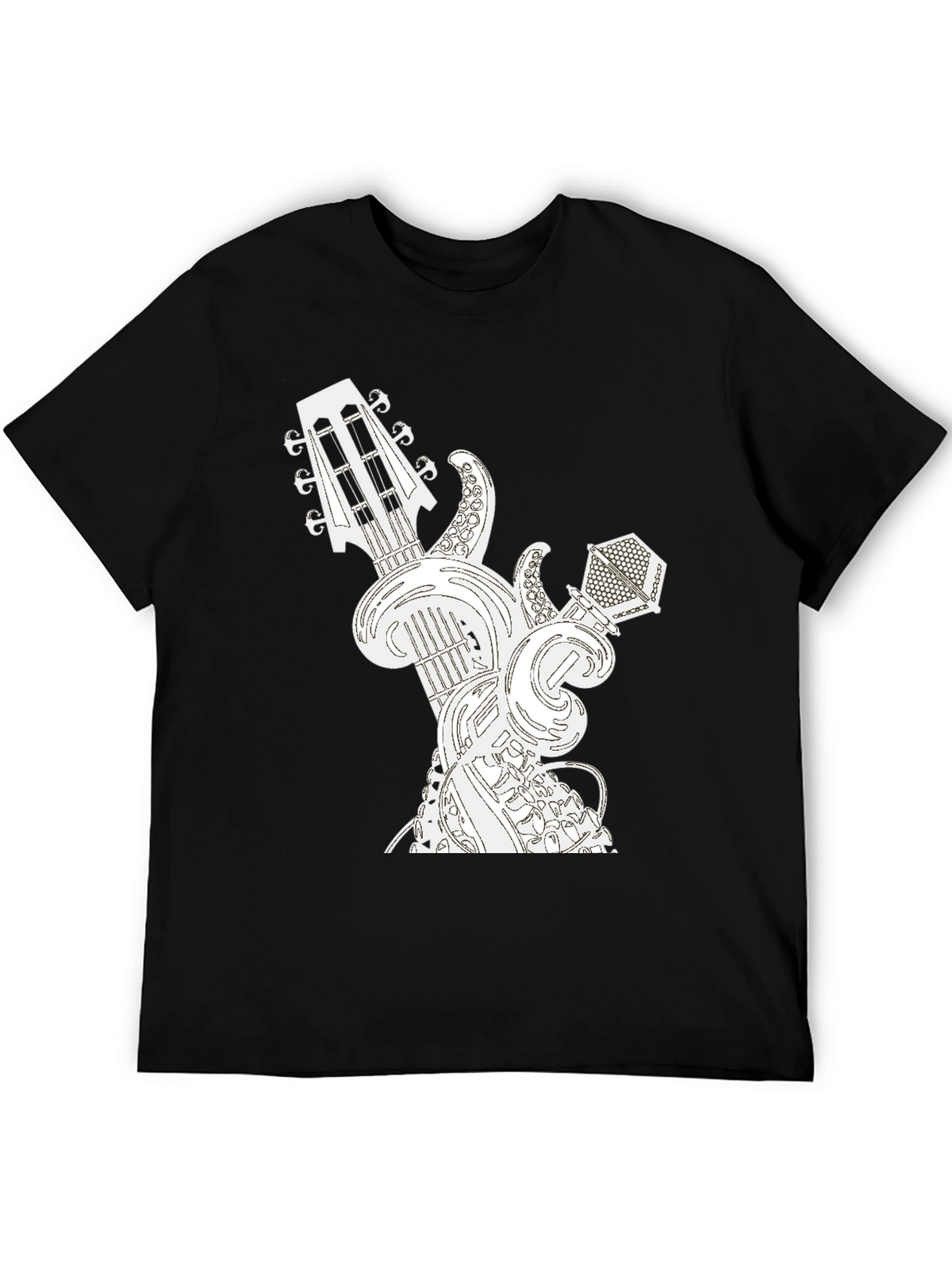 Guitar and Microphone Graphic Tee