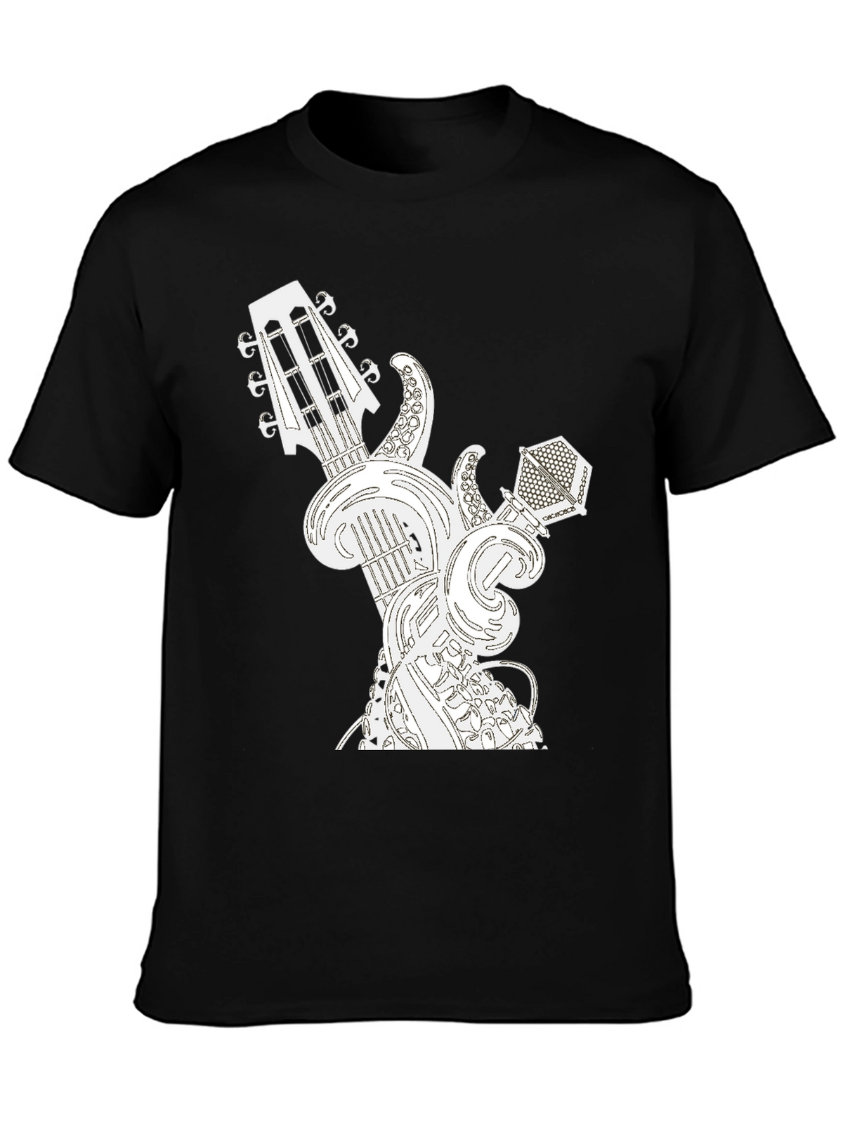 Guitar and Microphone Graphic Tee