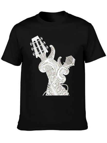 Guitar and Microphone Graphic Tee