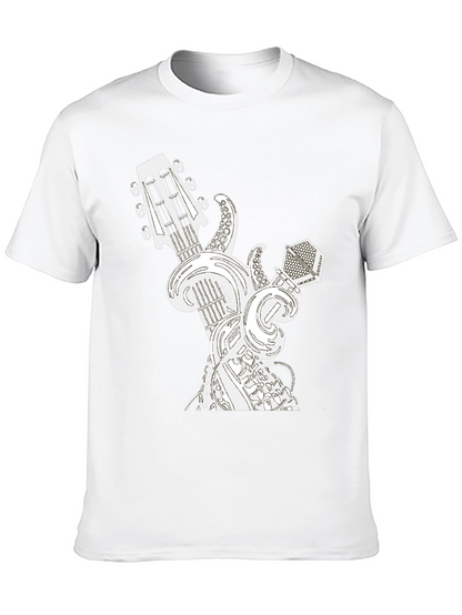 Guitar and Microphone Graphic Tee