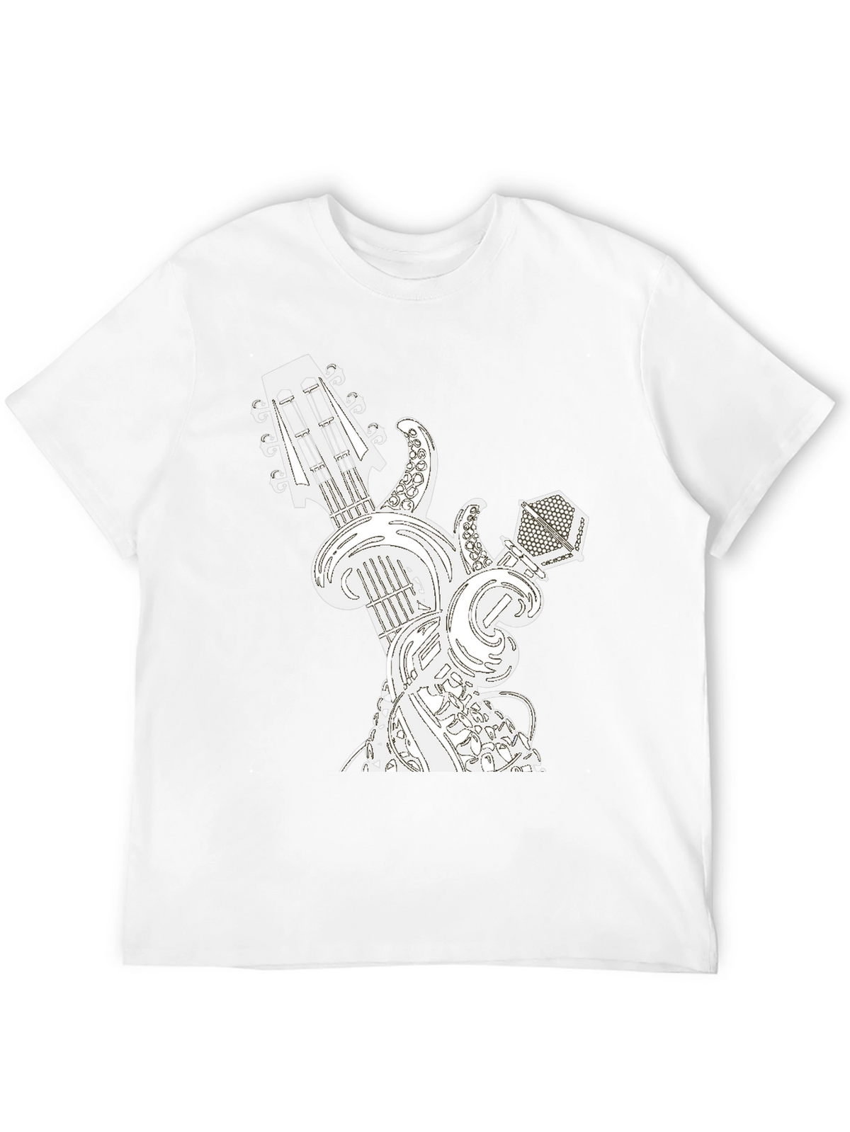 Guitar and Microphone Graphic Tee