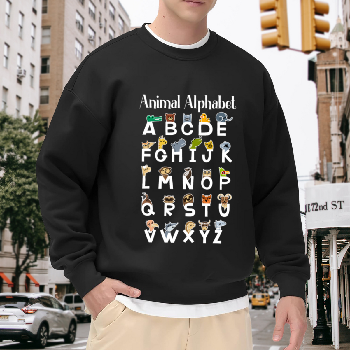Vintage Retro Car Classic Automobile Lover Crewneck Sweatshirt