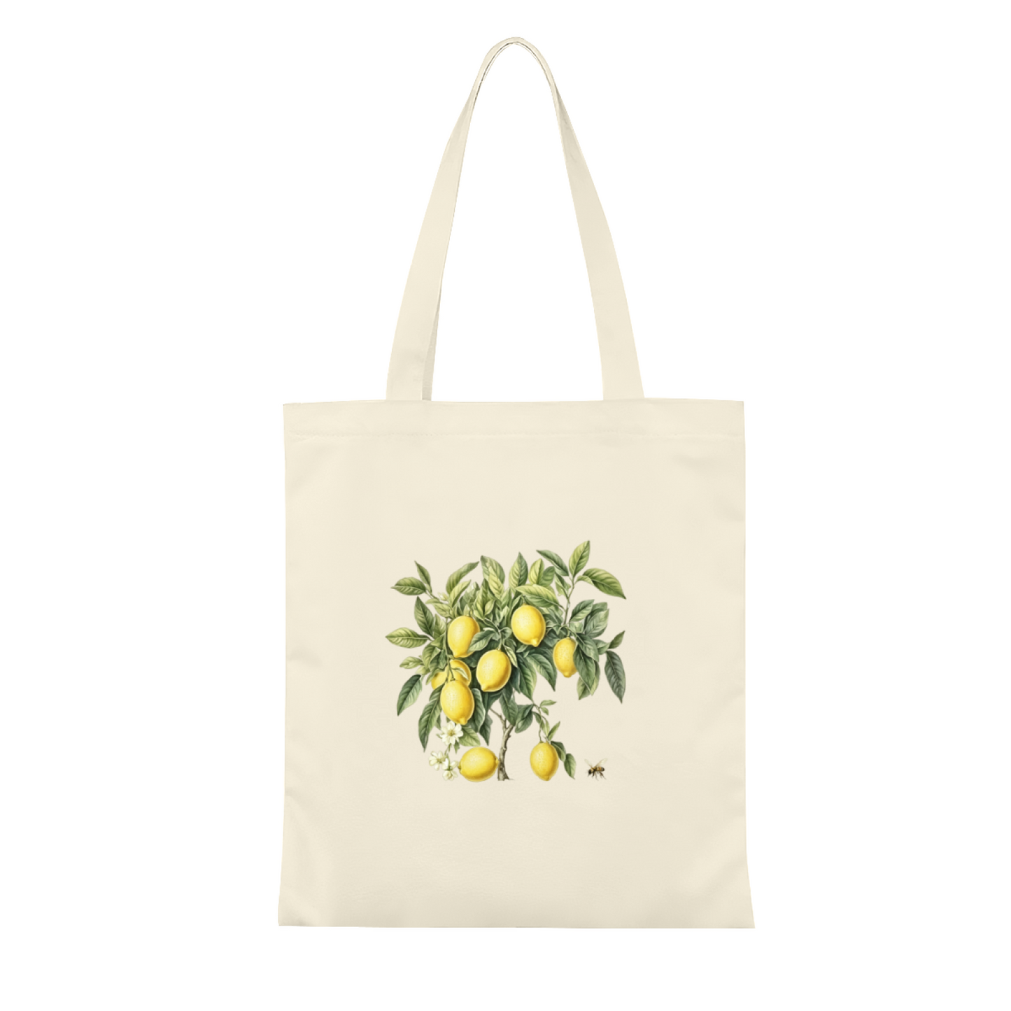 Soft Floral Minimal Print Canvas Tote | Sweet Casual Daily Carry Shoulder Bag
