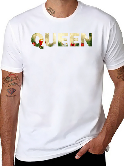 Queen Holiday T-Shirt - Festive Graphic Tee