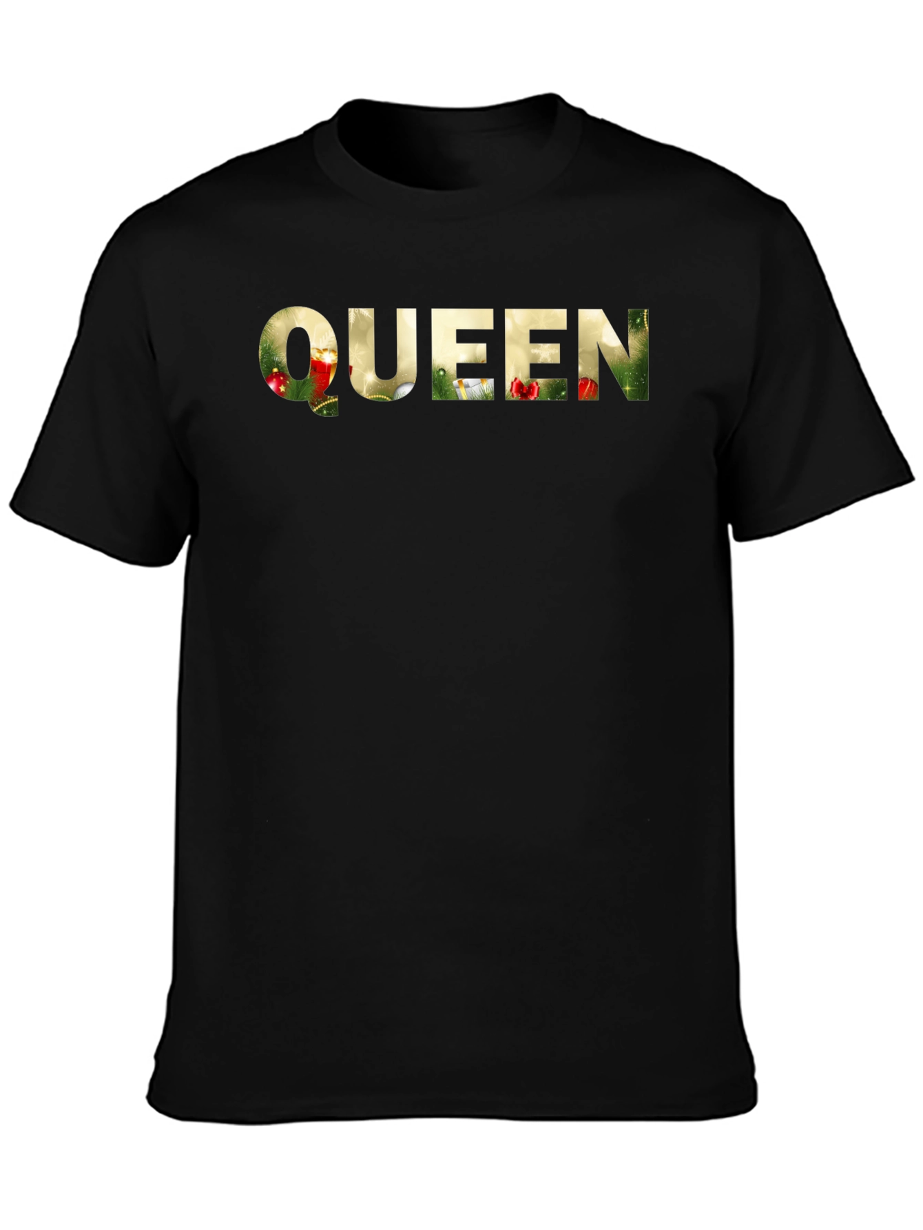 Queen Holiday T-Shirt - Festive Graphic Tee