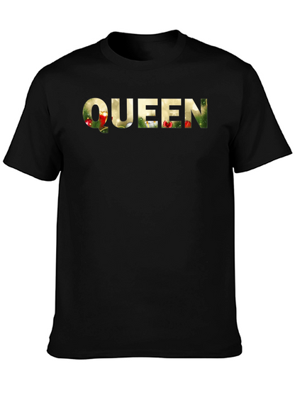 Queen Holiday T-Shirt - Festive Graphic Tee