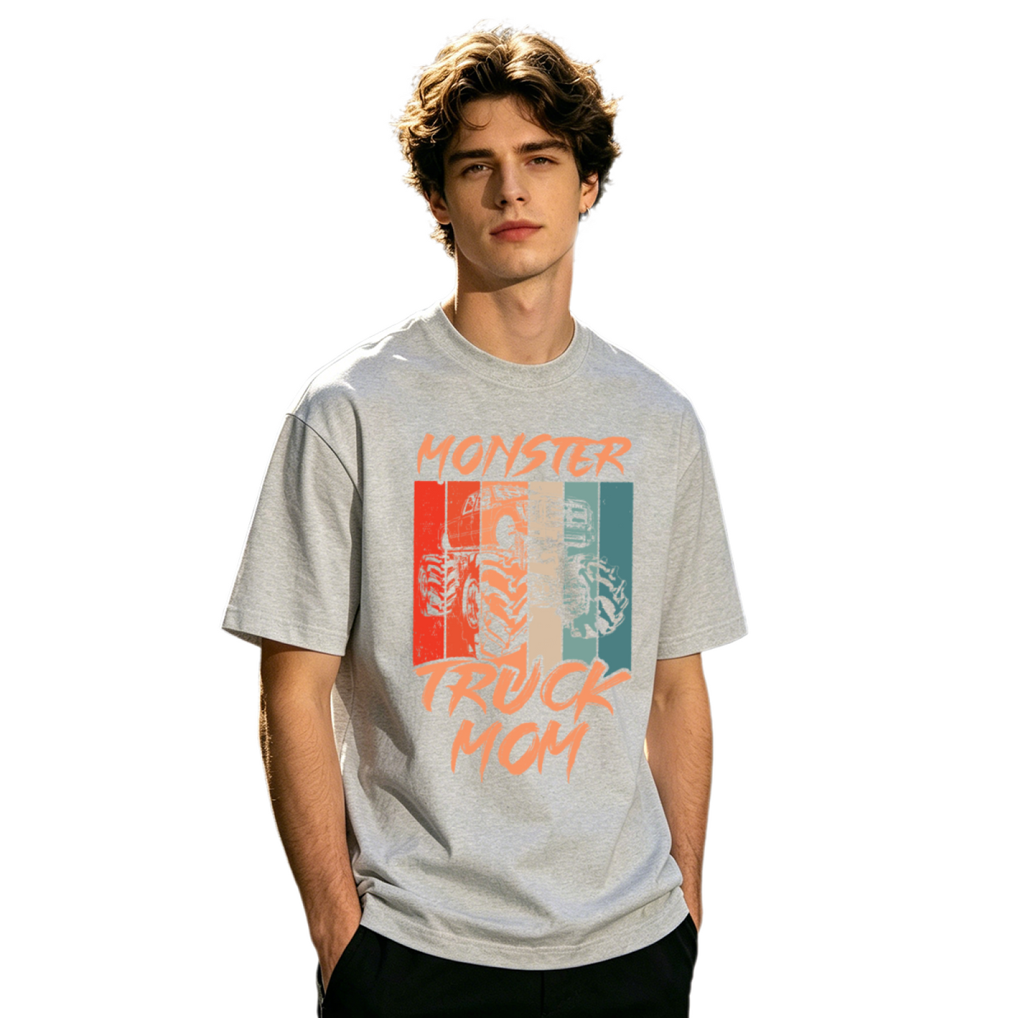 Men's Distressed Coach Vintage Text T-Shirt