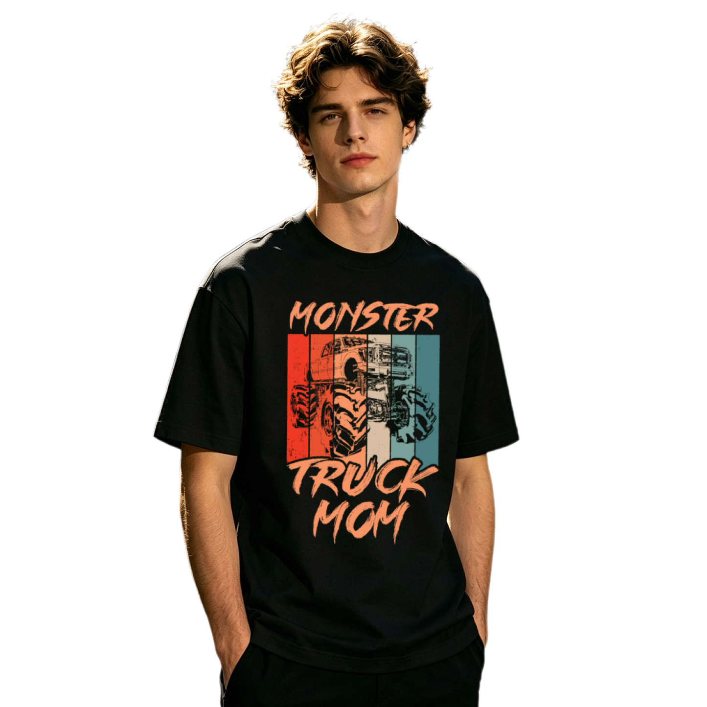 Men's Distressed Coach Vintage Text T-Shirt