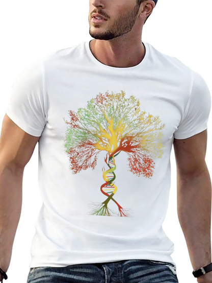 DNA Tree of Life Graphic Tee - Black