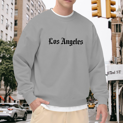 Vintage Gothic Los Angeles Grey Crewneck Sweatshirt