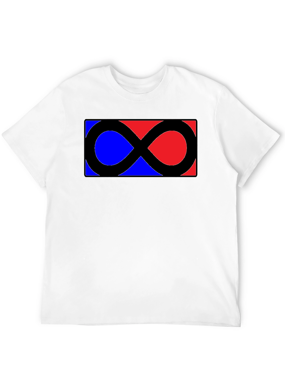Infinity Symbol Graphic Tee - Classic Black Shirt