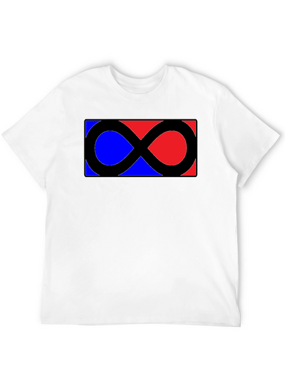 Infinity Symbol Graphic Tee - Classic Black Shirt