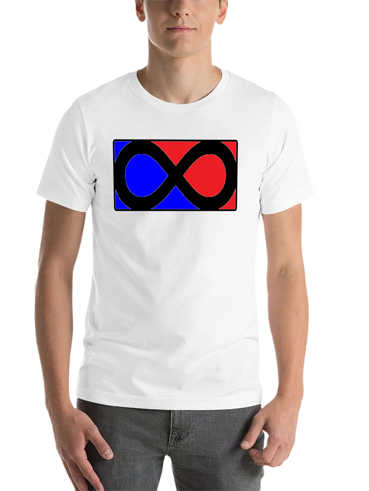 Infinity Symbol Graphic Tee - Classic Black Shirt