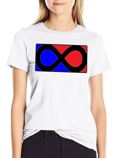 Infinity Symbol Graphic Tee - Classic Black Shirt