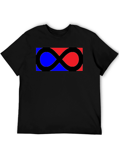 Infinity Symbol Graphic Tee - Classic Black Shirt