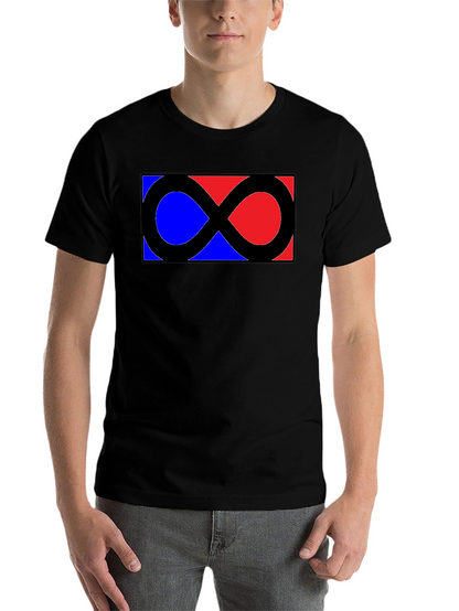 Infinity Symbol Graphic Tee - Classic Black Shirt