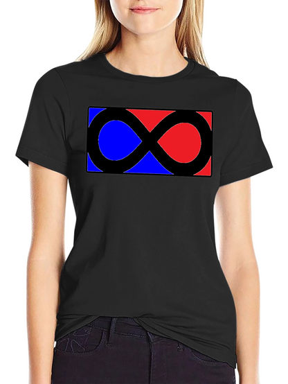 Infinity Symbol Graphic Tee - Classic Black Shirt
