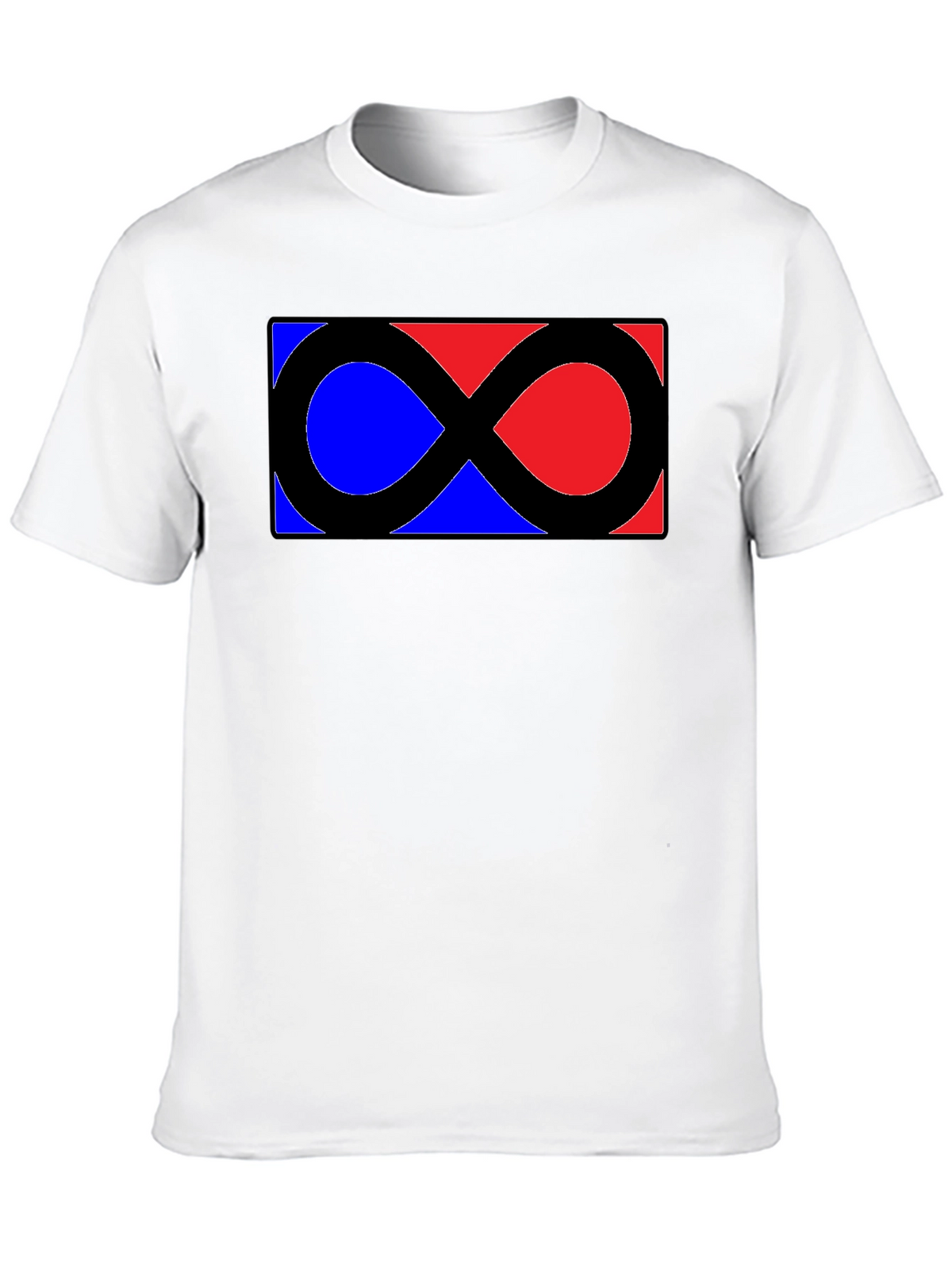 Infinity Symbol Graphic Tee - Classic Black Shirt