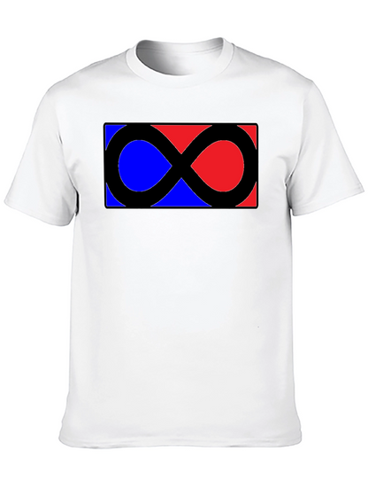 Infinity Symbol Graphic Tee - Classic Black Shirt