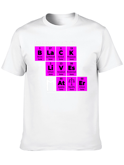 Elements of Solidarity T-Shirt - Black Lives