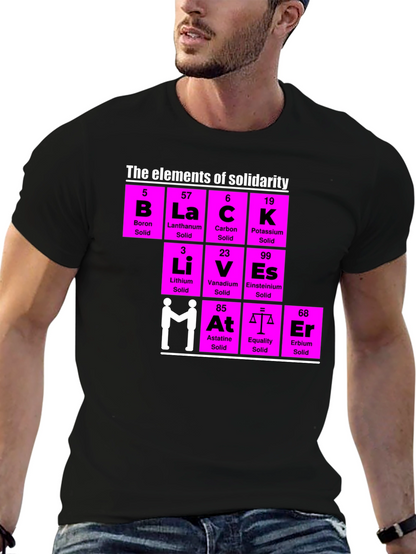 Elements of Solidarity T-Shirt - Black Lives
