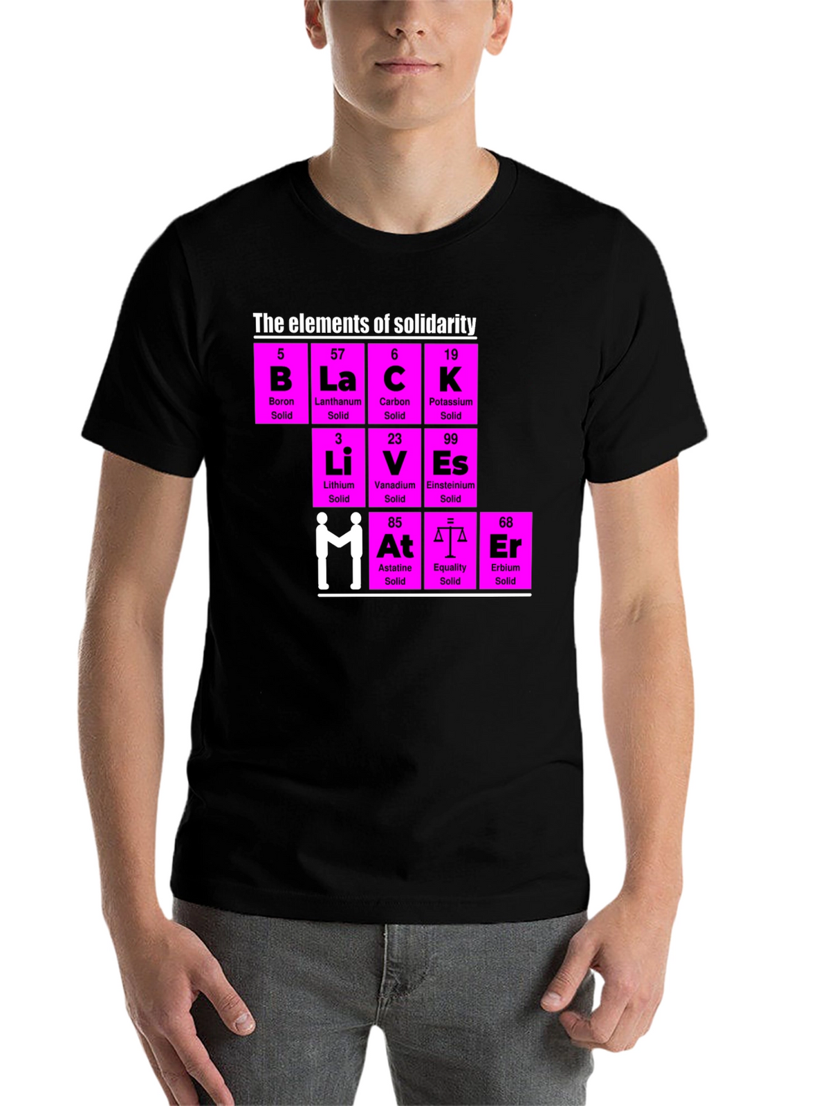 Elements of Solidarity T-Shirt - Black Lives