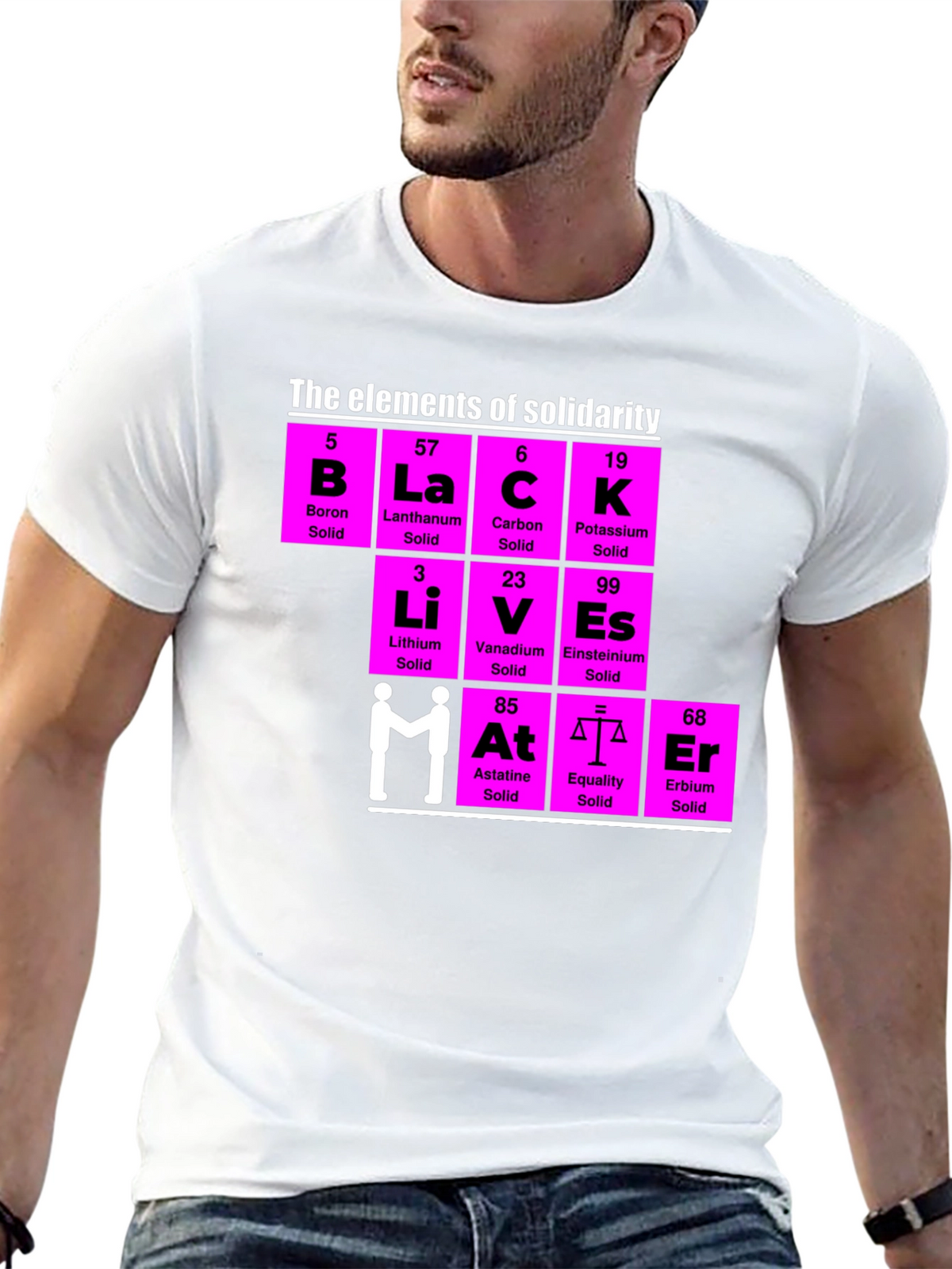 Elements of Solidarity T-Shirt - Black Lives