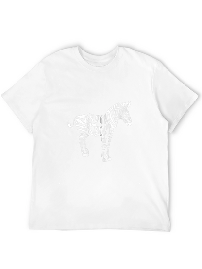Zebra Strong Graphic T-Shirt - Black