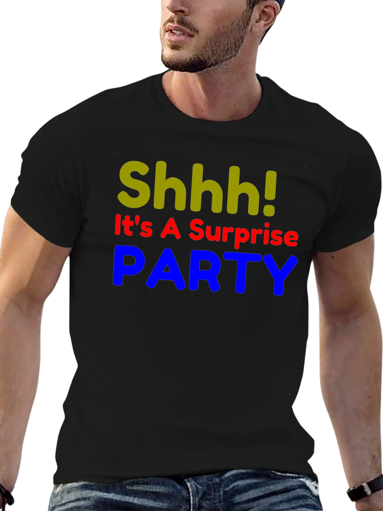 Surprise Party T-Shirt - Shhh! Funny Birthday Tee