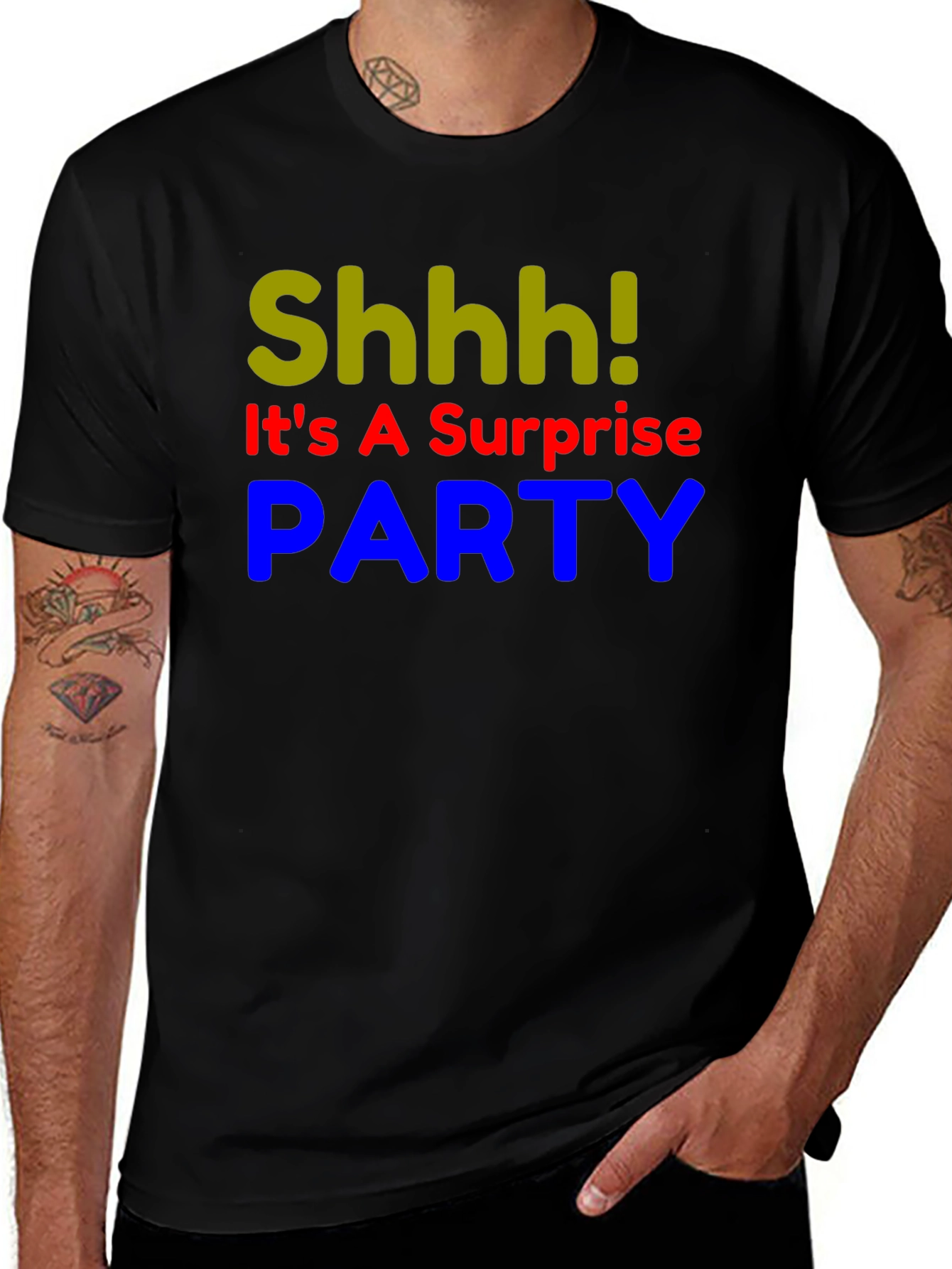Surprise Party T-Shirt - Shhh! Funny Birthday Tee