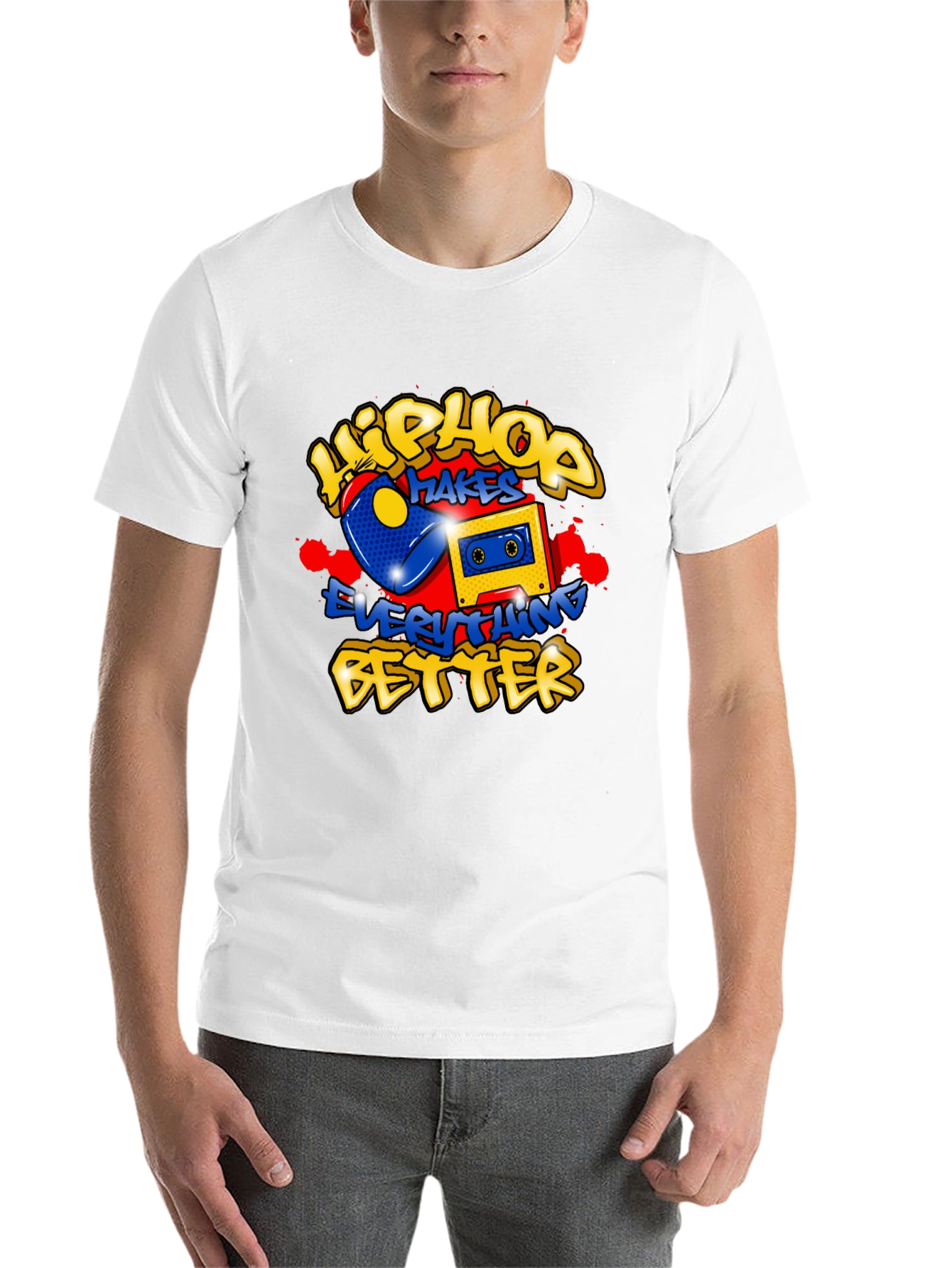 Hip Hop Makes Everything Better Graphic Tee