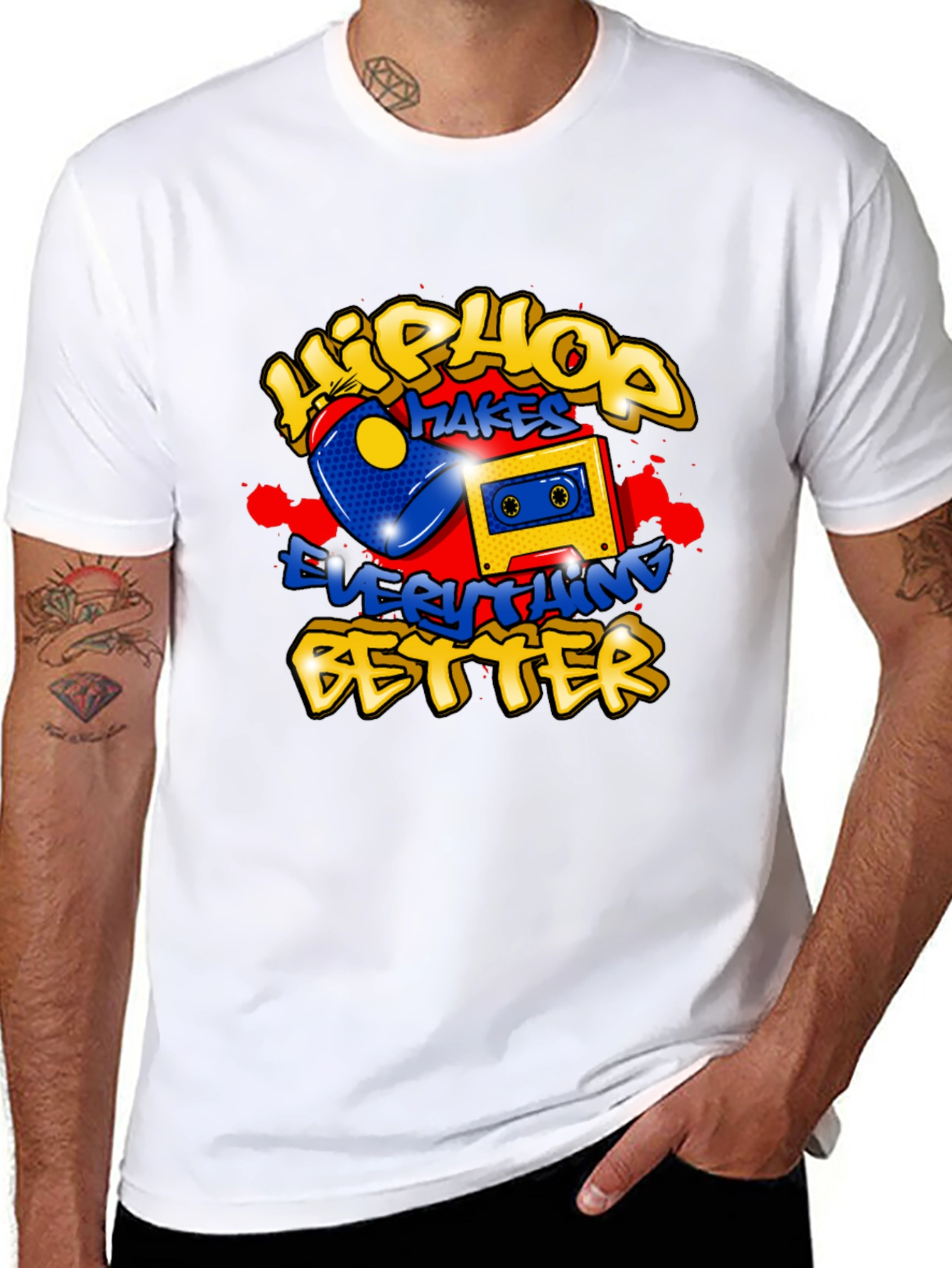 Hip Hop Makes Everything Better Graphic Tee