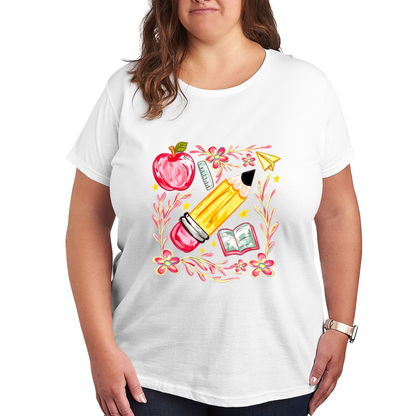 Cute Fluffy White Kitty Big Eyes Kawaii Casual Shirt