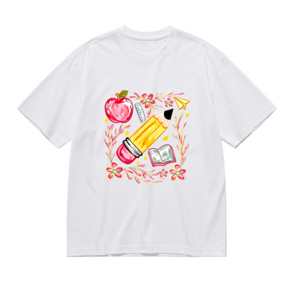 Cute Fluffy White Kitty Big Eyes Kawaii Casual Shirt