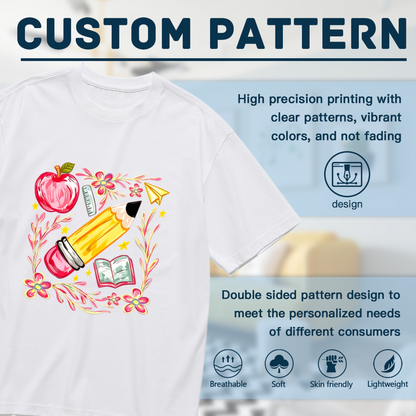 Cute Fluffy White Kitty Big Eyes Kawaii Casual Shirt
